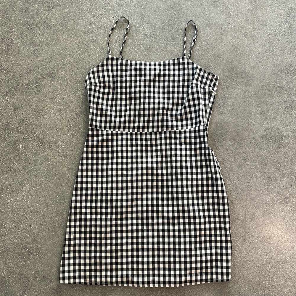 Lulu’s Side Effects Gingham Side-Tie Mini Dress - image 1